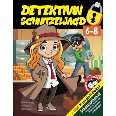Abbildung von Detektivinnen Spionage Schnitzeljagd Kindergeburtstag 6 8 Jahre: Schnappt eure Lupe: Die Jagd nach dem Schatz mit Schlüsselcode, Cäsarscheibe Alle Materialien im Buch. (Bravo Schatzsuche)