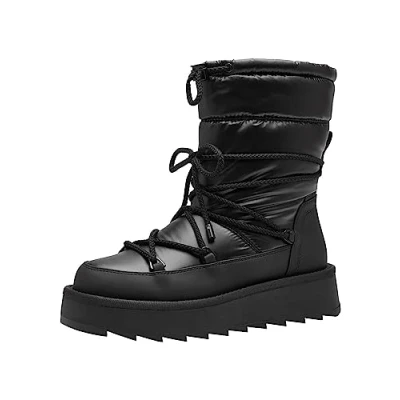 Abbildung von Tamaris Snowboot/Winterstiefel, Damen, Größe: 41, Black uni Schuhe