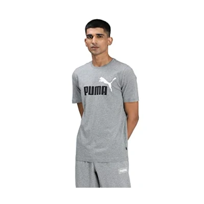 Abbildung von PUMA Herren Ess+ 2 Col Logo Tee T Shirt, Mittelgraues Heather, 3XL EU