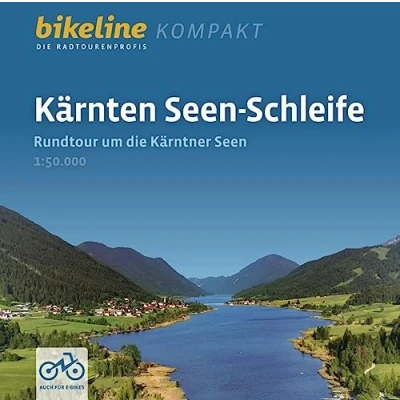 Abbildung von Kärnten Seen Schleife: Rundtour um die Kärntner Seen, 1:50.000, 350 km, GPS Tracks Download, Live Update (bikeline Radtourenbuch kompakt)