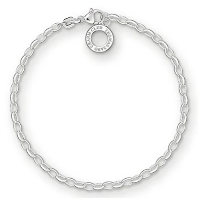 Abbildung von Thomas Sabo Damen Charm Armband Classic Club 925 Sterling Silber X0163 001 12