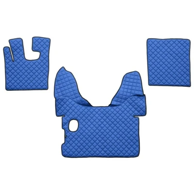 Abbildung von F CORE FL01 BLUE Fußmattensatz Eco Leder vorne 3 Blau
