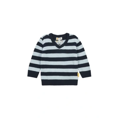 Abbildung von Steiff Strickpullover für Kinder, Größe: 62, navy