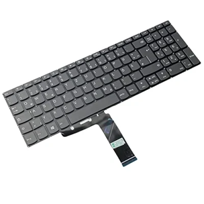 Abbildung von Trade Shop Original Laptop Notebook Tastatur Keyboard Grau Deutsch QWERTZ für IBM Lenovo IdeaPad 330S 15ISK 330 15IGM S340 15API V130 15IKB