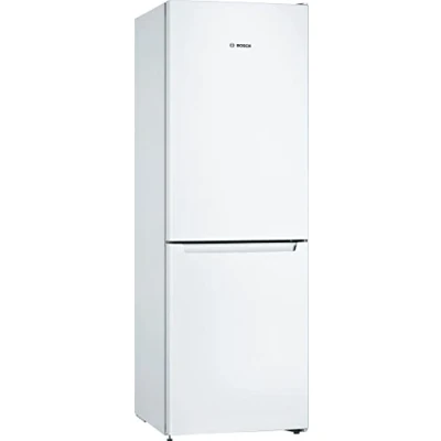 Abbildung von Bosch KGN33NWEB Serie 2 Kühl Gefrier Kombination, 176 x 60 cm, 192 L Kühlen + 87 Gefrieren, NoFrost nie wieder abtauen, LED Beleuchtung gleichmäßige Ausleuchtung