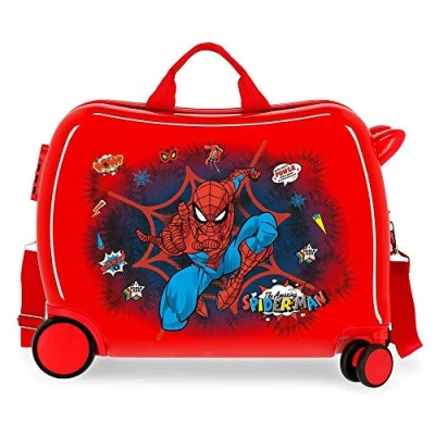 Abbildung von Marvel Spiderman Pop Kinder Koffer Rot 50x38x20 cms Hartschalen ABS Kombinationsschloss 38L 2,1kgs 4 Räder Handgepäck