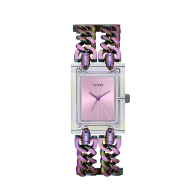 Abbildung von Guess MOD Heavy Uhr, Damen, Größe: One Size, Clear
