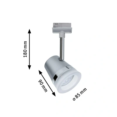 Abbildung von Paulmann Schienensystem Leuchten »URail Schienenspot Smart Home Cone GU10 330lm 5W 230V«, (1 tlg.), Zigbee 3.0 Tunable White, dimmbar,Einzelspot