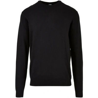 Abbildung von Urban Classics Crewneck Strickpullover, Herren, Größe: Small, Black