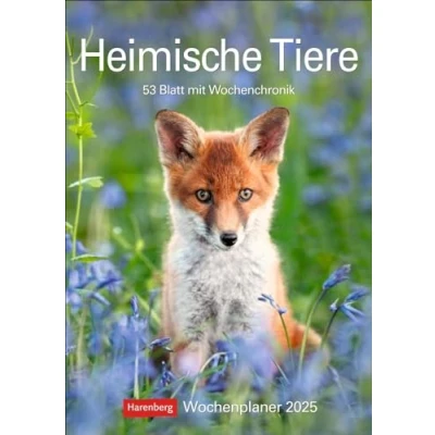 Abbildung von Heimische Tiere Wochenplaner 2025 53 Blatt mit Wochenchronik: Jede Woche schöne Tierfotos in einem praktischen Kalender zum Eintragen. Ein ... Platz für Notizen (Wochenplaner Harenberg)