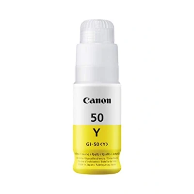 Abbildung von Canon GI 50 Y Original Tintenbehälter, Gelb, 70 ml