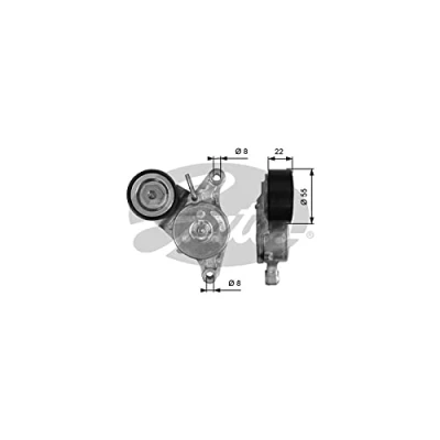 Abbildung von GATES T39392 Spannrolle FleetRunner Micro V Stretch Fit MINI: Hatchback