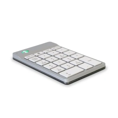 Abbildung von R Go Numpad Break, Mit Anti RSI Software, Bluetooth kabellos Ziffernblock, Numerische Tastatur für Computer Laptop Tablet, Weiss