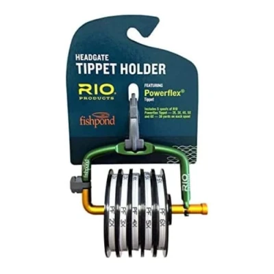 Abbildung von Rio PRODUCTS Kopfklappe mit 2 x 6 Powerflex Tippet, farblos, Einheitsgröße