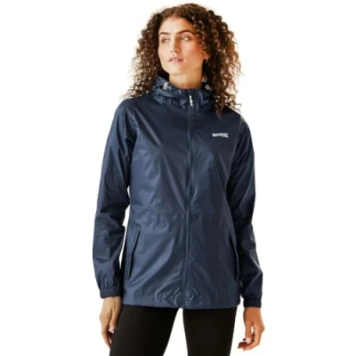 Abbildung von Pack It III Atmungsaktive wasserdichte Shell Jacke mit Kapuze und Reißverschlusstaschen, 50