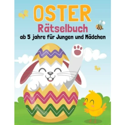 Abbildung von Oster Rätselbuch ab 5 jahre für Jungen und Mädchen: Spielen lernen kinder