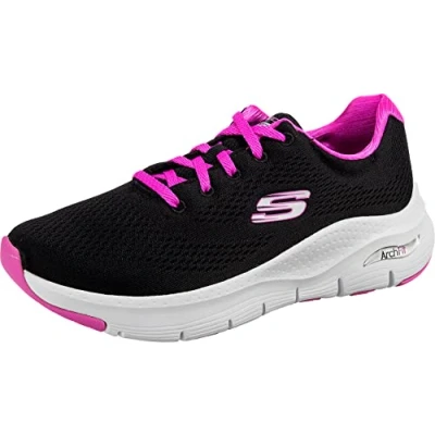 Abbildung von Skechers Damen Arch FIT Sneaker, Schwarz, 38 EU