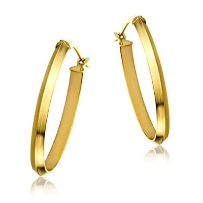 Abbildung von Miore Ohrringe Damen Gelbgold 9 Karat / 375 Gold Creolen