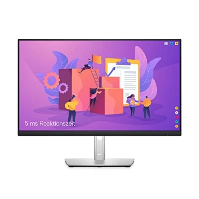 Abbildung von Dell P2422H 24 Zoll Full HD (1920x1080) Monitor, 60Hz, IPS, 5ms, 99% sRGB, DisplayPort, HDMI, VGA, 5x USB, 3 Jahre Garantie, Schwarz