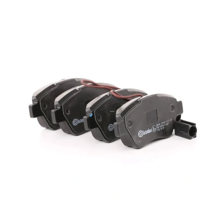 Abbildung von BREMBO P 23 141 Bremsbelagsatz inkl. Verschleißwarnkontakt mit Bremssattelschrauben Zubehör FIAT: Grande Punto Hatchback, Evo Hatchback