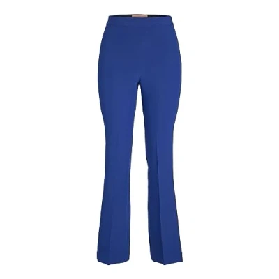 Abbildung von JJXX Jxmynte SLIM Flared Stoffhose, Damen, Größe: Large, Sodalite blue