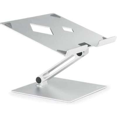 Abbildung von Durable Tischständer für Laptop/Notebook, stufenlos höhen und winkelverstellbar, faltbar, silber, 505023