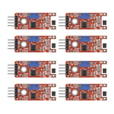 Abbildung von Acht lineare magnetische Hall Sensormodule KY 024 kompatibel Für Arduino und Raspberry Pi