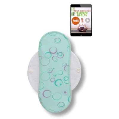 Abbildung von Slipeinlagen waschbar bio Baumwolle (Single S); Baumwoll Waschbare dünn MADE IN EU; wiederverwendbare Stoff Slipeinlagen; Washable Panty Liners für Ausfluss; NICHT bei Periode