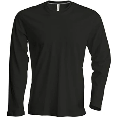 Abbildung von Herren T Shirt langarm von notrash2003 (3XL, Schwarz)