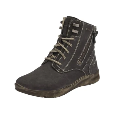 Abbildung von Josef Seibel Plateaustiefelette, Damen, Größe: 38, Titan Schuhe