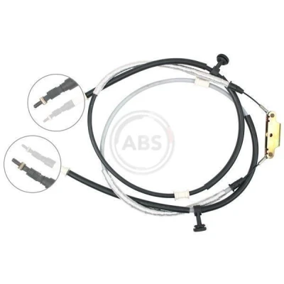 Abbildung von A.B.S. K17205 Handbremsseil 1630, 1578 Scheibenbremse für Links /Rechtslenker OPEL: Vectra C CC, Saloon