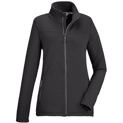 Abbildung von killtec Damen Jacke mit Stehkragen/Powerstretchjacke KOW 5 WMN FLX JCKT, anthrazit, 40, 39680 000