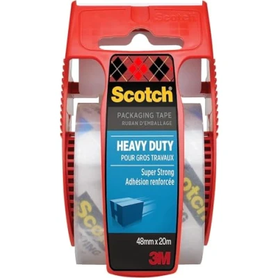 Abbildung von Scotch 25011 Klebeband/Verpackungsband, 75 Mikron, 50 mm x 20 m, Transparent, 6 Stück