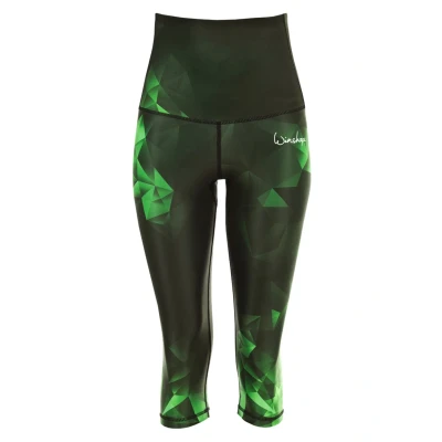 Abbildung von Winshape HWL202 Brilliant HIGH Waist 3/4 Sporthose, Damen, Größe: XXL, Emerald