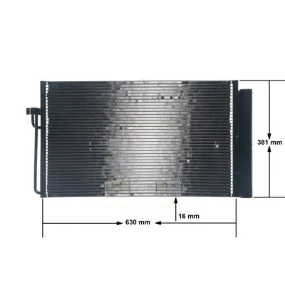 Abbildung von MAHLE ORIGINAL AC 345 000S Klimakondensator mit Trockner 610 BMW: 5 Touring, Saloon, 6 Coupe kfzteile, mister auto, atp autoteile, kfzteile24