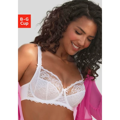 Abbildung von LASCANA Bügel BH, mit hübschen Spitzenträgern, sexy Dessous