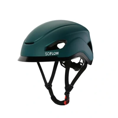 Abbildung von SoFlow Safe &#039;N&#039; Drive Helm für Fahrräder, E Scooter und Skateboards (Unisex, 55.5 59 cm, Türkis)
