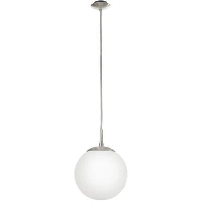 Abbildung von Eglo 85261 Pendellampe RONDO nickel matt, E27 max.1X40W H:110cm Ø20cm dimmbar