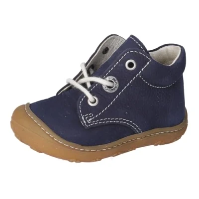 Abbildung von RICOSTA Mädchen und Jungen Stiefel Cory, Kinder Lauflernschuhe, Weite: Weit, lose Einlage, terracare, schnürstiefel, Leder, Booties, See (170), 24 EU