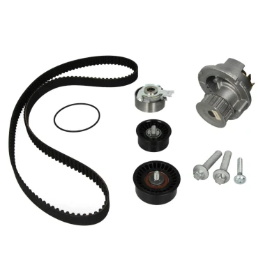 Abbildung von HEPU PK03270 Wasserpumpe + Zahnriemensatz 162 OPEL: Astra H Hatchback, Meriva A, Caravan, SAAB: 9 3 Estate