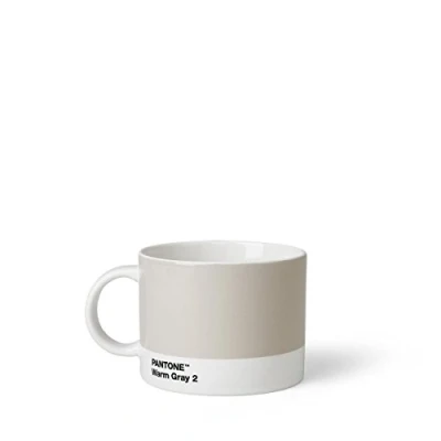 Abbildung von Pantone Teebecher, Porzellan, Warm Gray 2, 10.4 x 8 cm