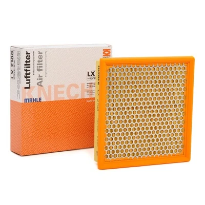 Abbildung von MAHLE ORIGINAL LX 2108 Luftfilter 50,2 223 212,0 Filtereinsatz CHRYSLER: 300C Saloon, LANCIA: Thema JEEP: GRAND CHEROKEE 4