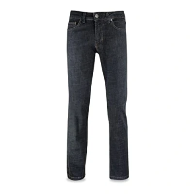 Abbildung von JEEL Herren Jeans Regular Fit Straight Cut Stretch Hose Basic Washed Schwarz (404 08) 29W / 34L