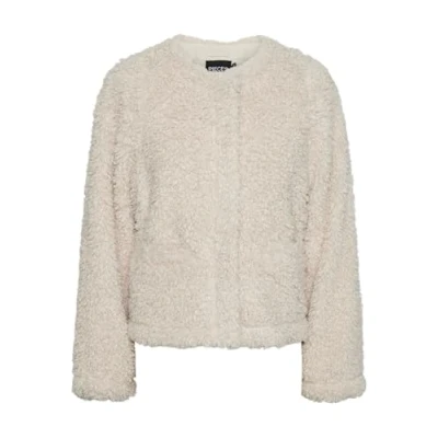 Abbildung von Pieces Pcnoisella Teddy Jacket Winterjacke, Damen, Größe: Large, Birch