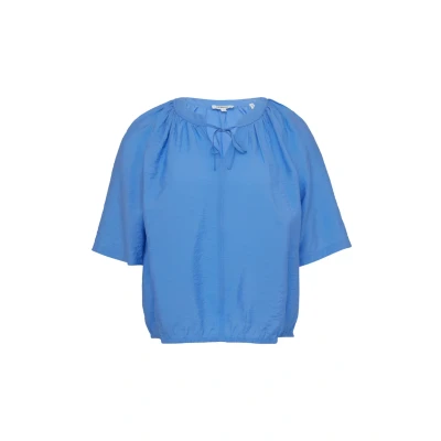 Abbildung von s.Oliver Strukturierte MIT Halbarm IM Oshape Bluse, Damen, Größe: 34, Himmelblau