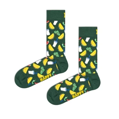 Abbildung von Happy Socks Unisex Taco Socken, Mehrfarbig, 41 46