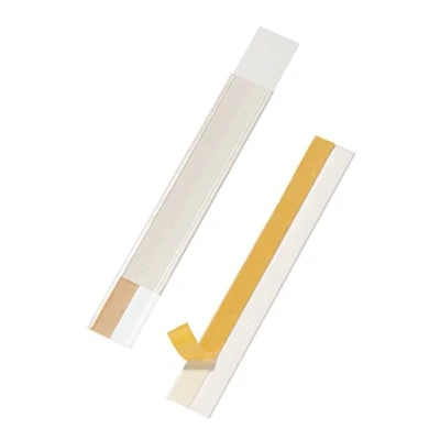 Abbildung von Durable Scannerschienen Scanfix inkl. Etiketten, 200 x 40 mm, transparent, Beutel à 5 Stück, 804619