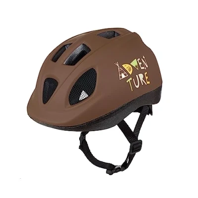 Abbildung von Polisport Unisex Youth Kids Helmet Adventure (XS = 46/53) Helm, Braun