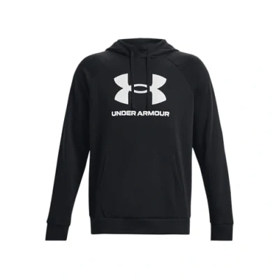 Abbildung von Under Armour Rival LOGO Kapuzenpullover, Herren, Größe: XXL, Schwarz