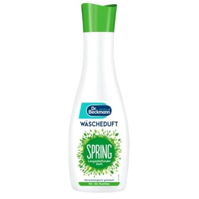 Abbildung von Dr. Beckmann Wäscheduft Spring für frischen und langanhaltenden Duft ohne Weichspüler alle Textilien geeignet 250 ml